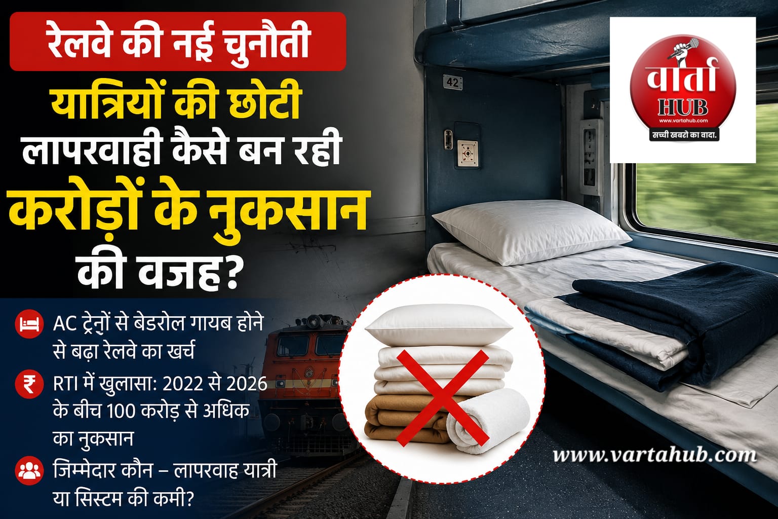 रेलवे की नई चुनौती: यात्रियों की छोटी लापरवाही कैसे बन रही करोड़ों के नुकसान की वजह?