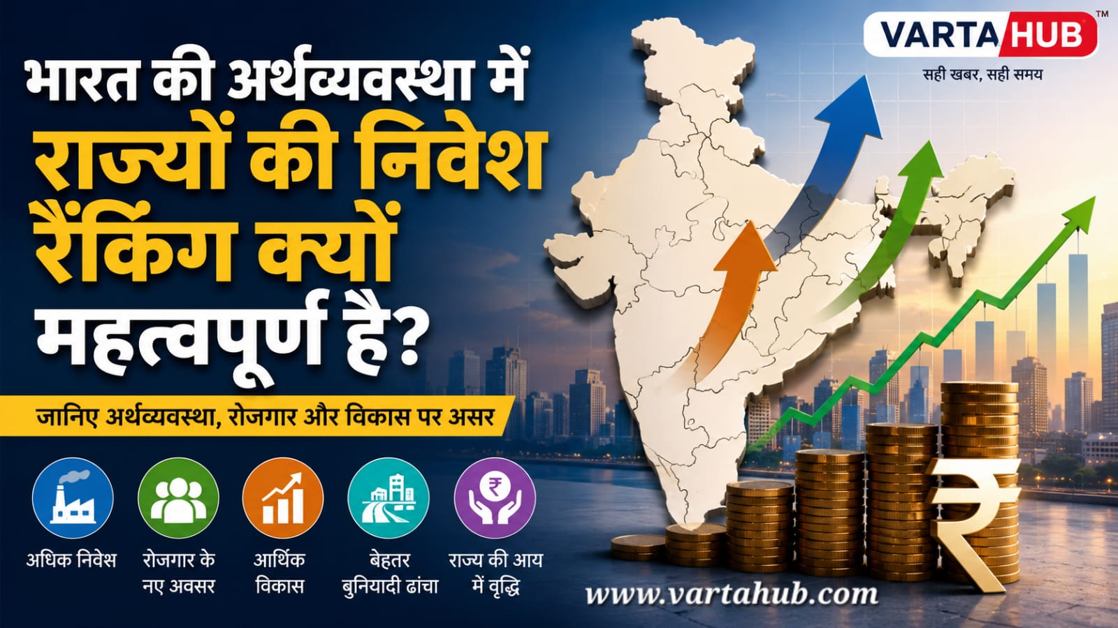 राज्यों की निवेश रैंकिंग
